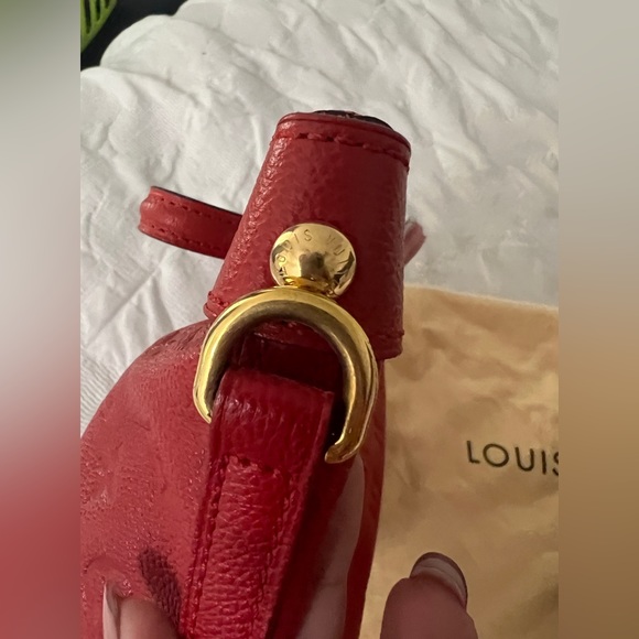 Louis Vuitton Monogram Empreinte Bastille MM- Red - Picture 12 of 12